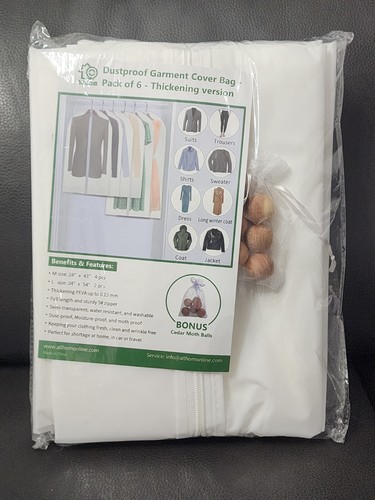 Dust proof garment cover - garment,