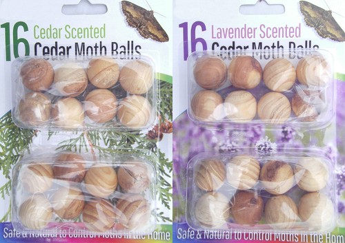 16pcs wood moth balls - moth, natural