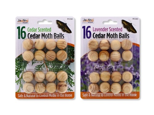 32pcs wood moth balls natural - 32pcs,